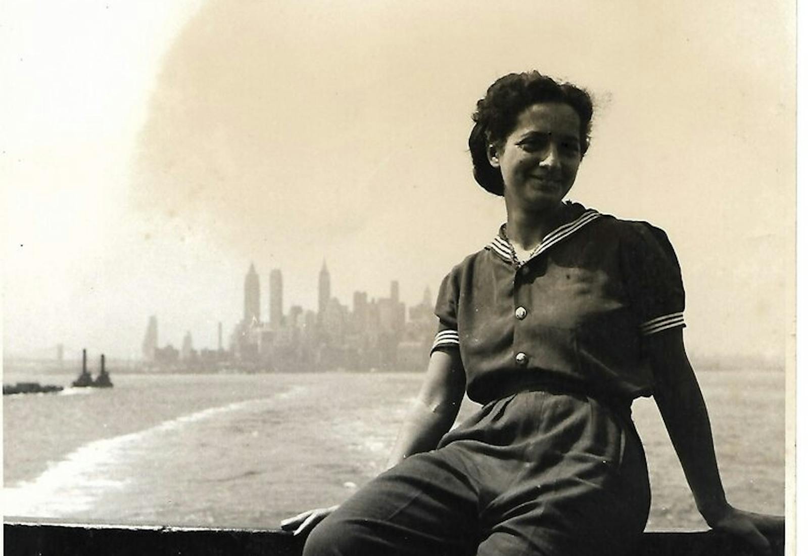 Mollie in New York City, 1935.