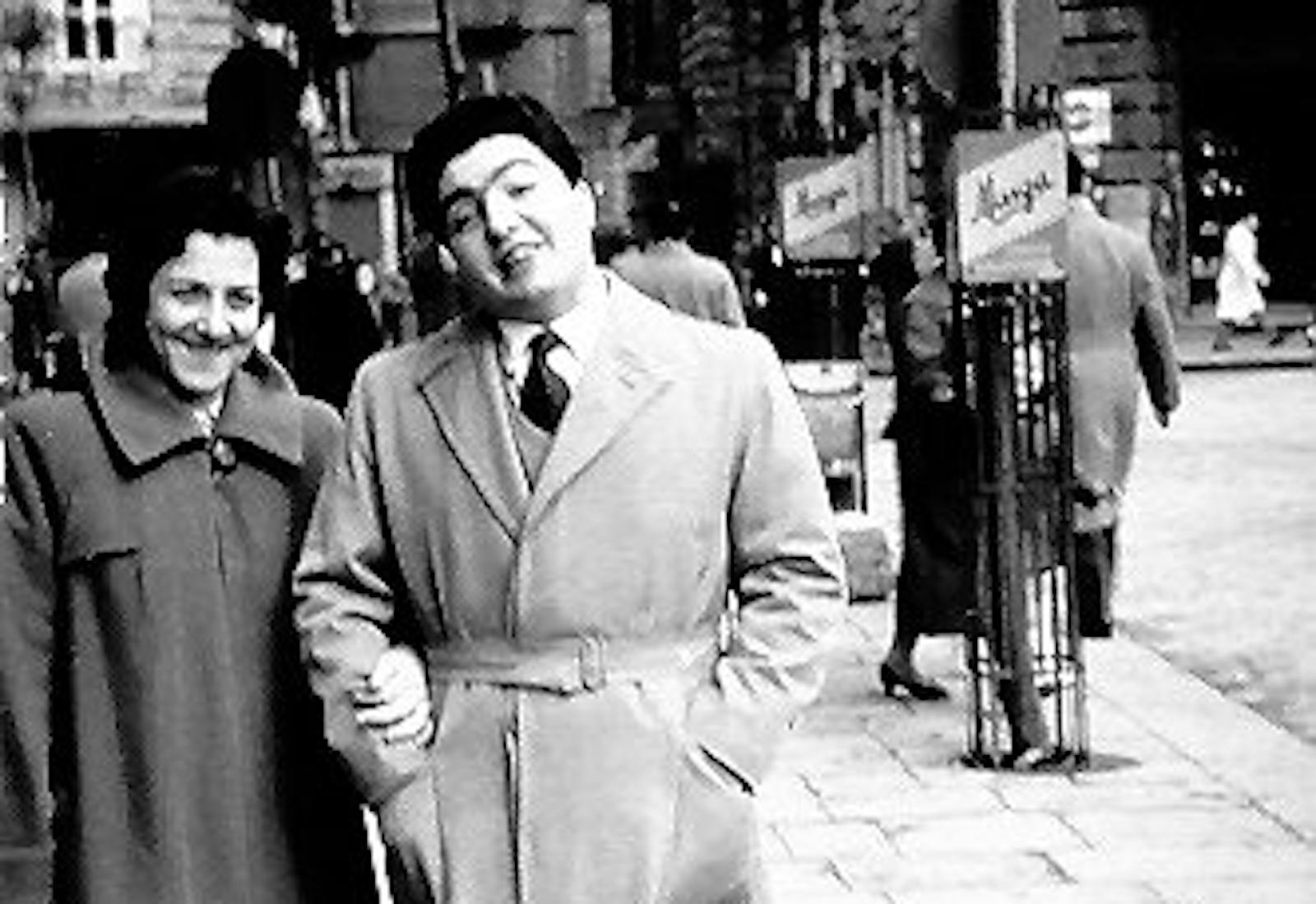 Italo’s parents, Silvana and Enzo, in Rome in 1950.
