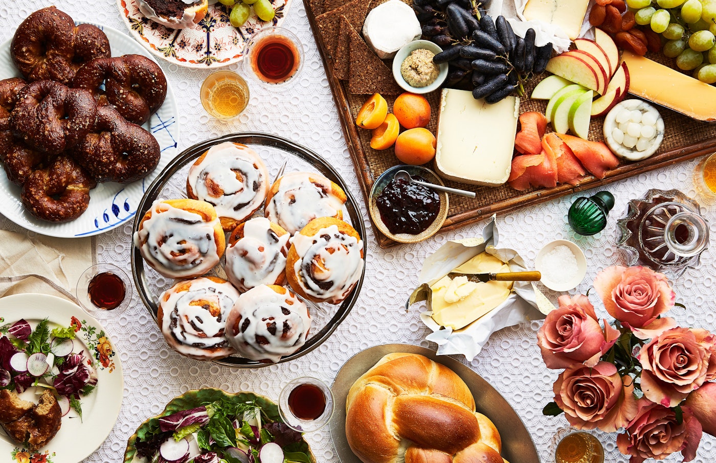 Chaya's Swiss spread.