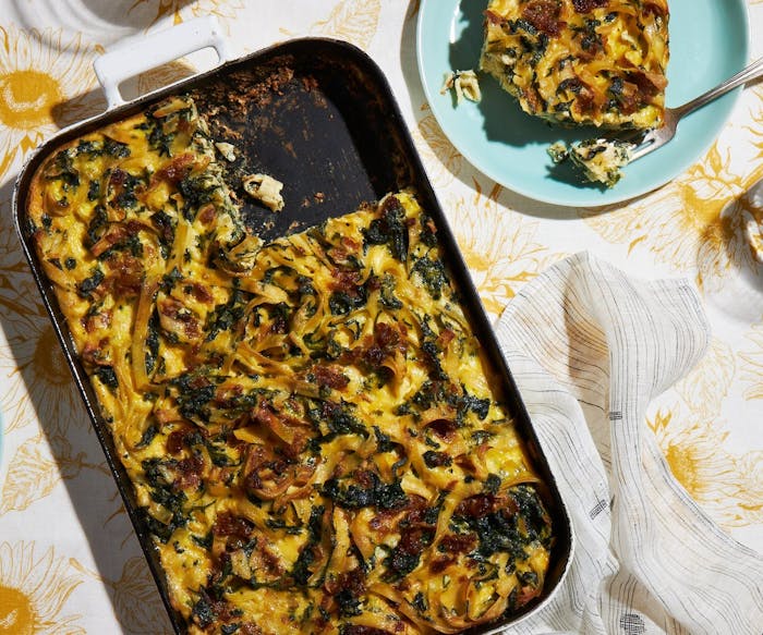Spinach and Vidalia Onion Kugel image