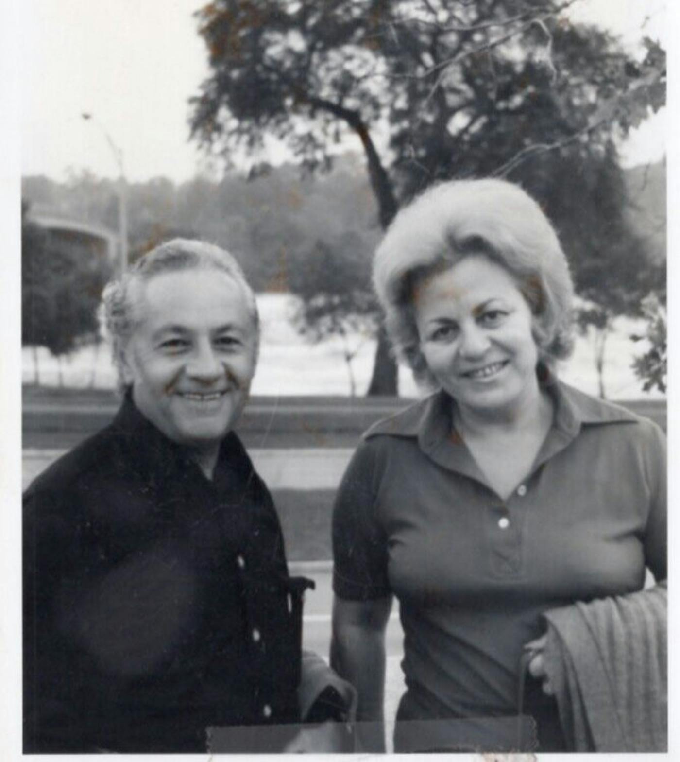 Cammy's parents in Israel in the 1970s.