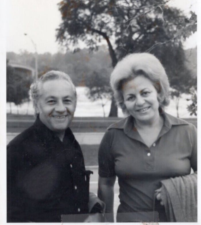Cammy's parents in Israel in the 1970s.