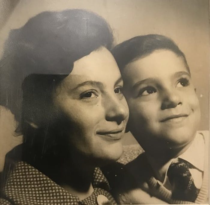 Malena’s grandmother, Eva, and her Dad in Buenos Aires, 1960.
