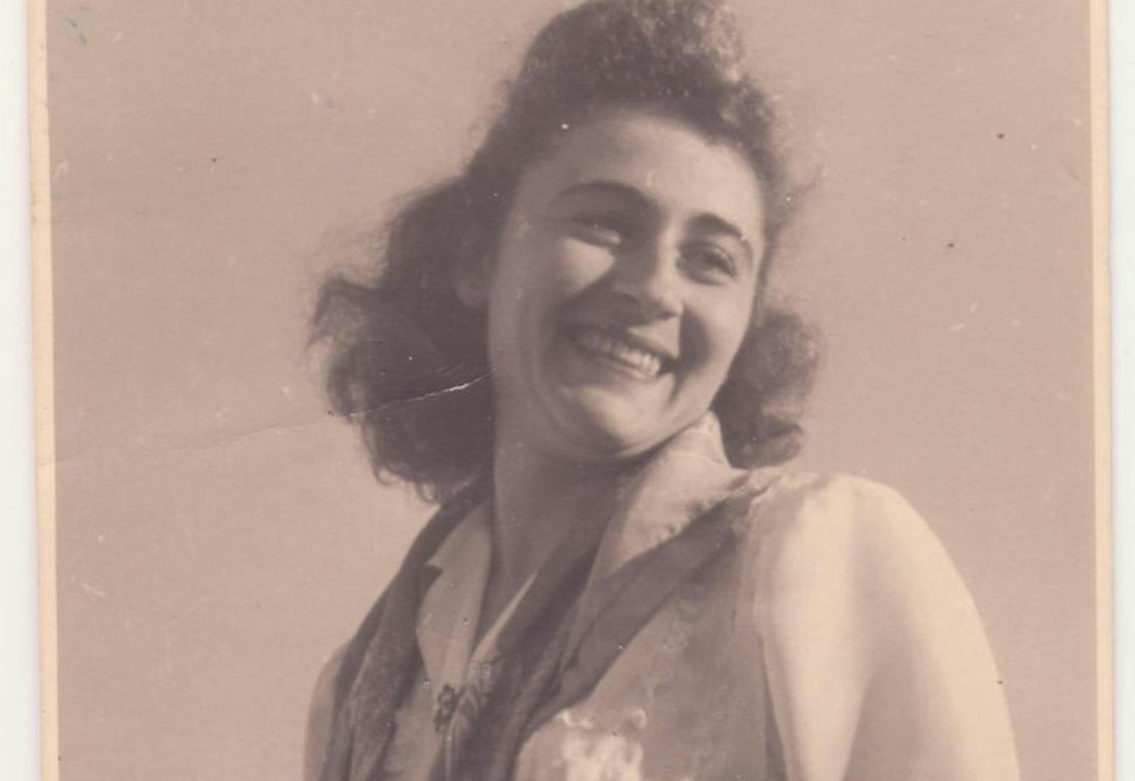 Hilda Dormont born in 1926, pictured here in Tel Aviv.