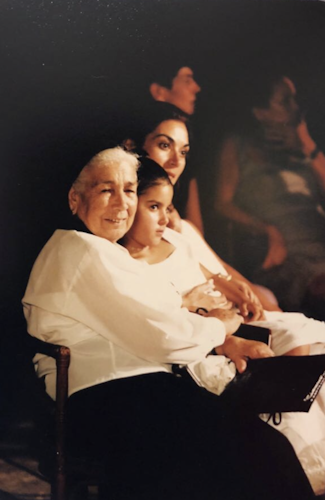 Esther, Michal, and Arielle at Efrat’s wedding in Nitzanim Beach, Israel in 2001.