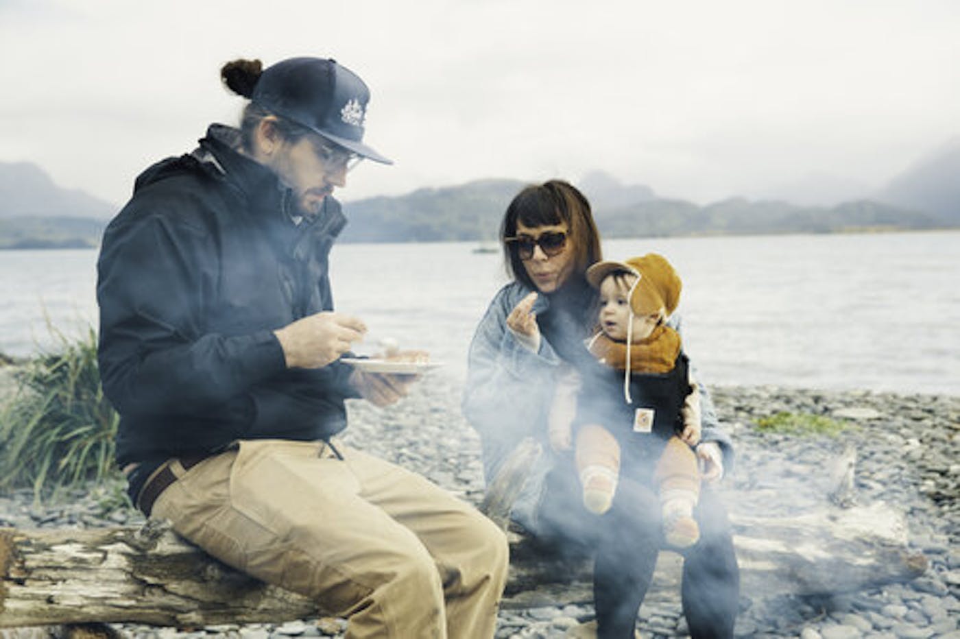 Monica with her family in Homer, Alaska. 