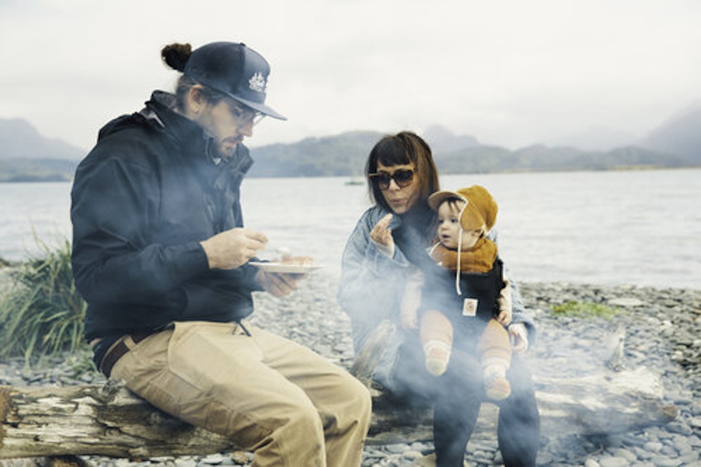 Monica with her family in Homer, Alaska.
