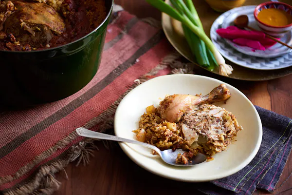 T'bit (Whole Chicken Stuffed With Rice and Spices) — Jewish Food Society