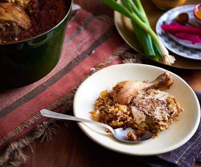 T'bit (Whole Chicken Stuffed With Rice and Spices) image