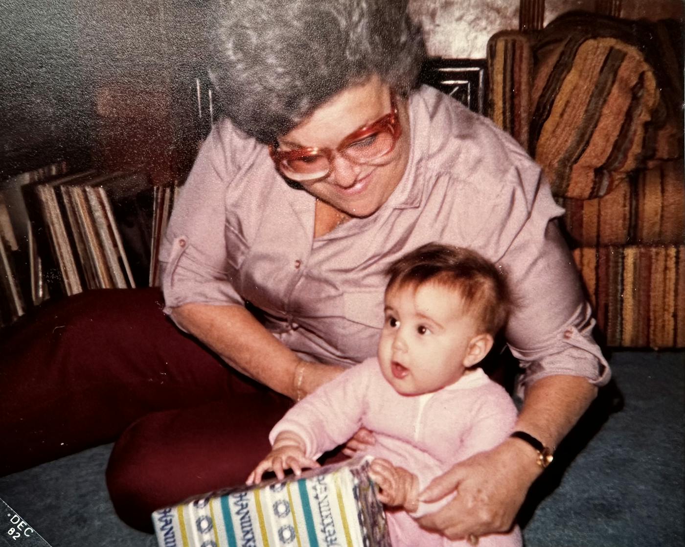 Shannon with her Bubbe Phoebe.
