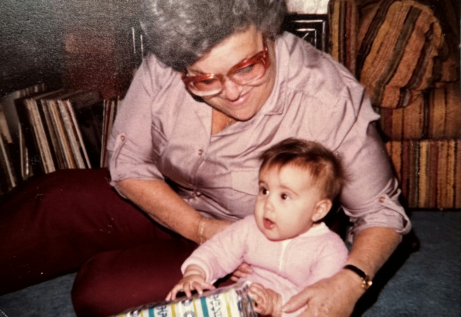 Shannon with her Bubbe Phoebe.