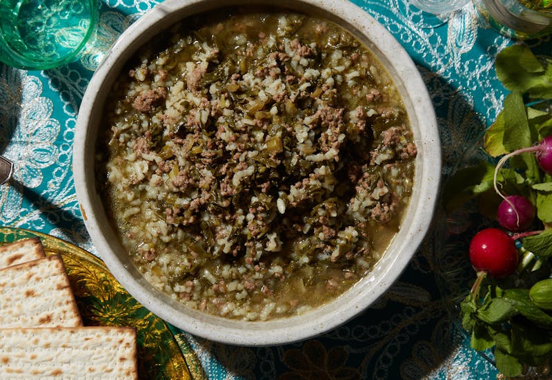 Tara (Kavkazi Beef and Chard Soup)
