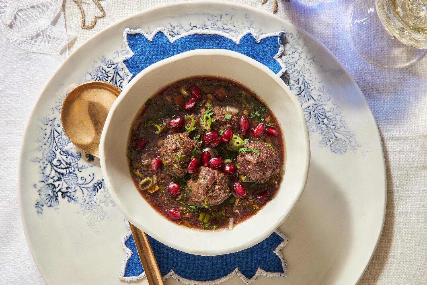 Ashe Anar (Pomegranate Soup With Meatballs) image