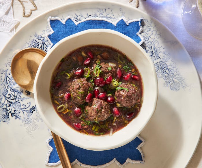 Ashe Anar (Pomegranate Soup With Meatballs) image
