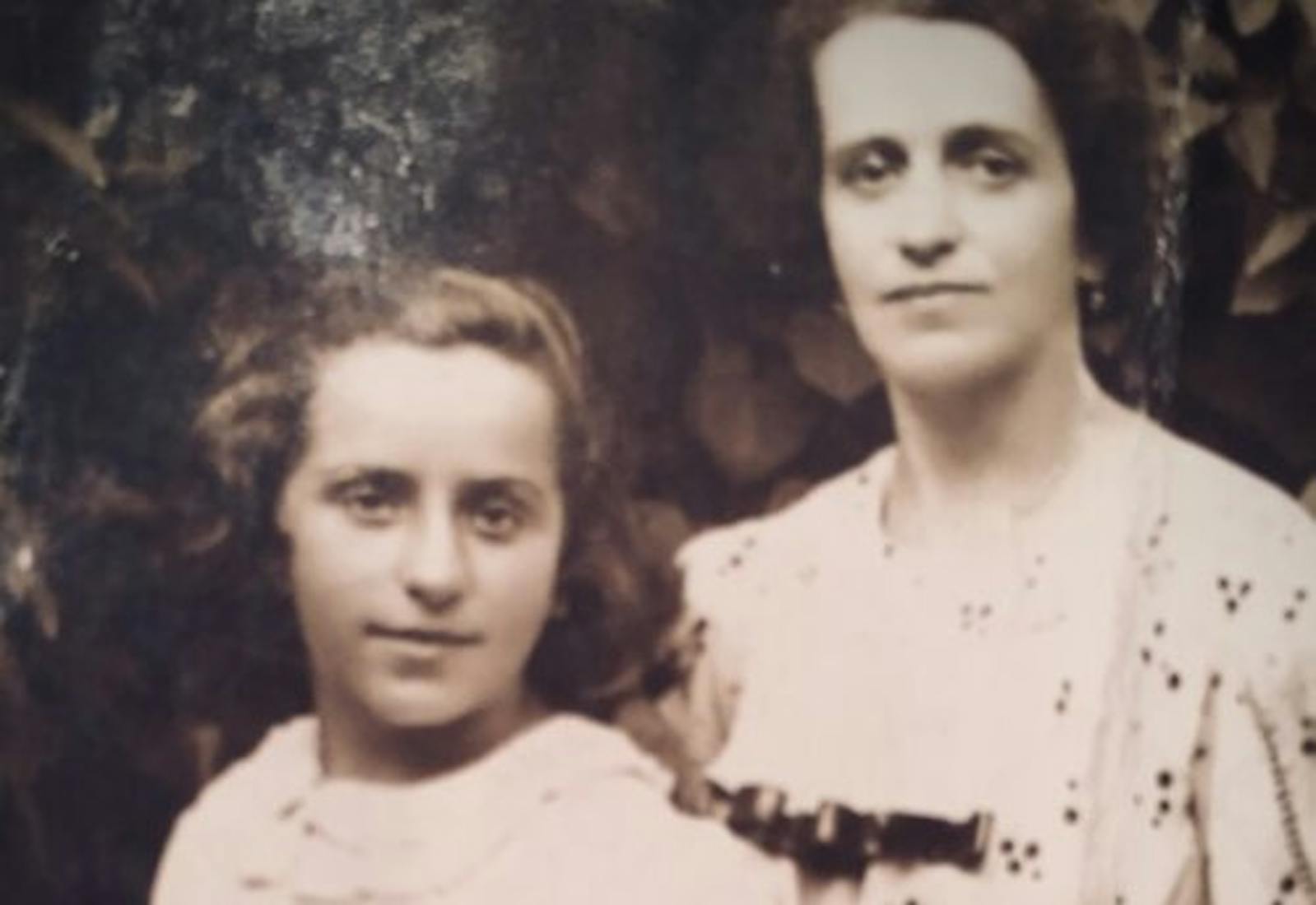 Julia’s mother Edith, who always wanted to be a dancer, and grandmother Juliana in Transylvania in 1938.