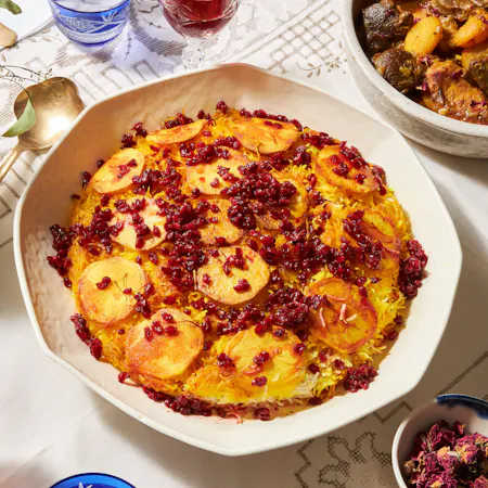 Tahdig (Crispy Saffron Rice With Barberries and Potatoes) — Jewish Food Society