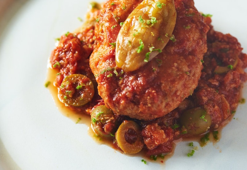 Gefilte Fish a la Veracruzana (Poached Gefilte in Spicy Tomato Sauce)