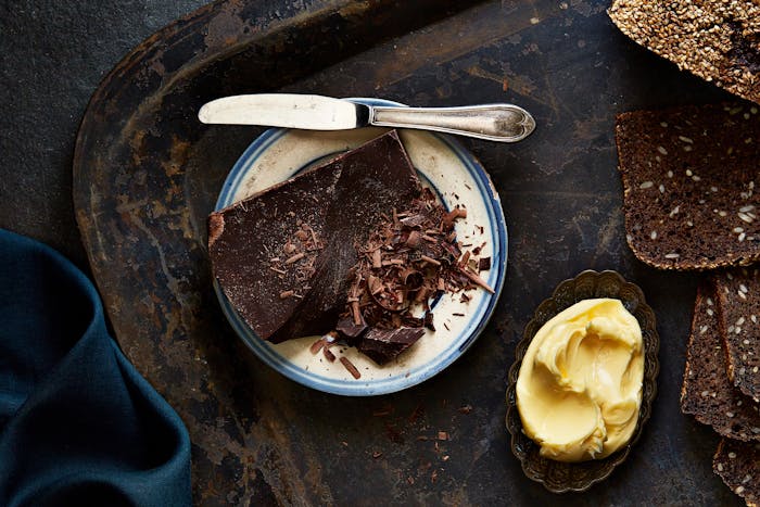 Ingredients for Eugene's chocolate sandwich