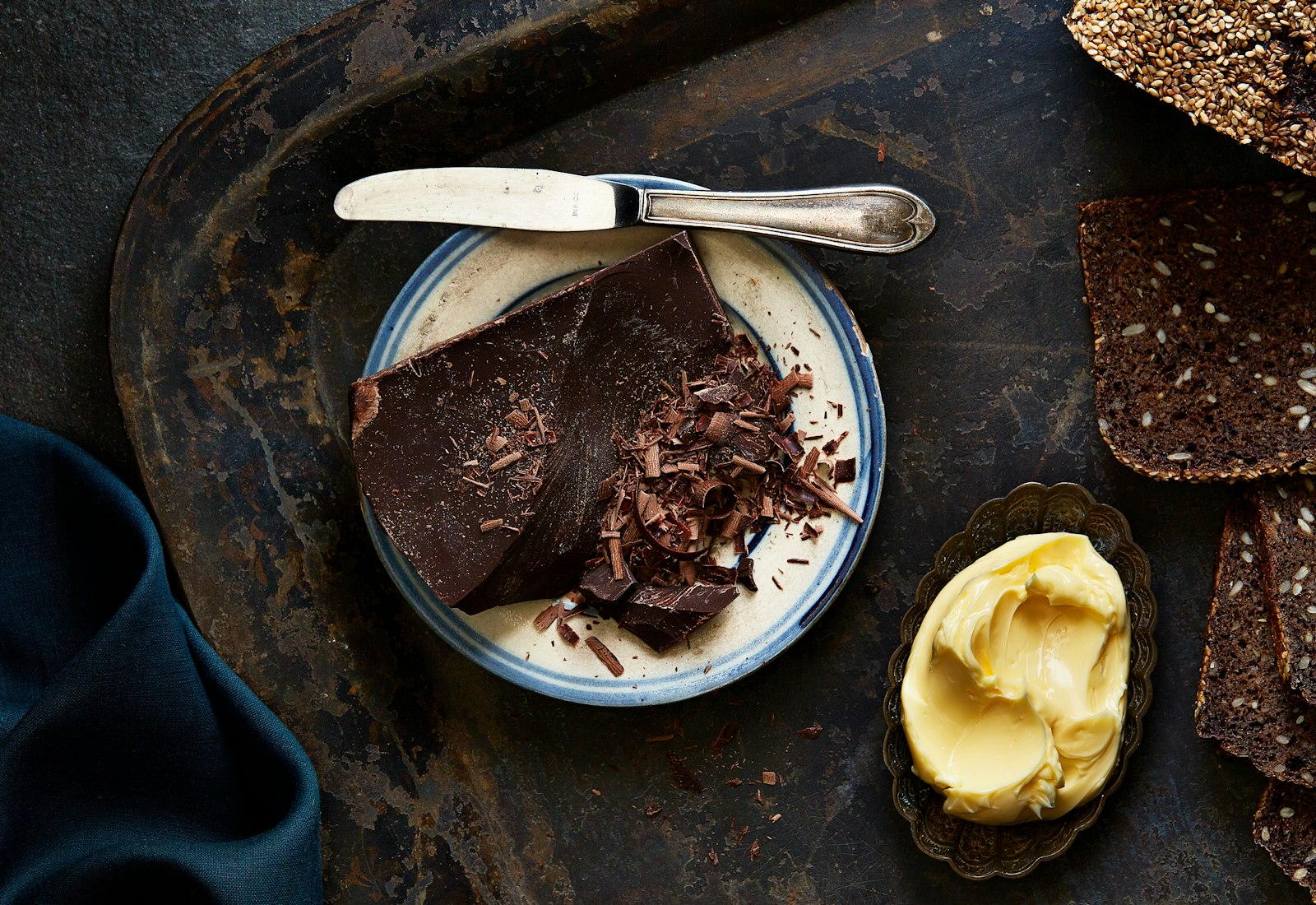 Ingredients for Eugene's chocolate sandwich