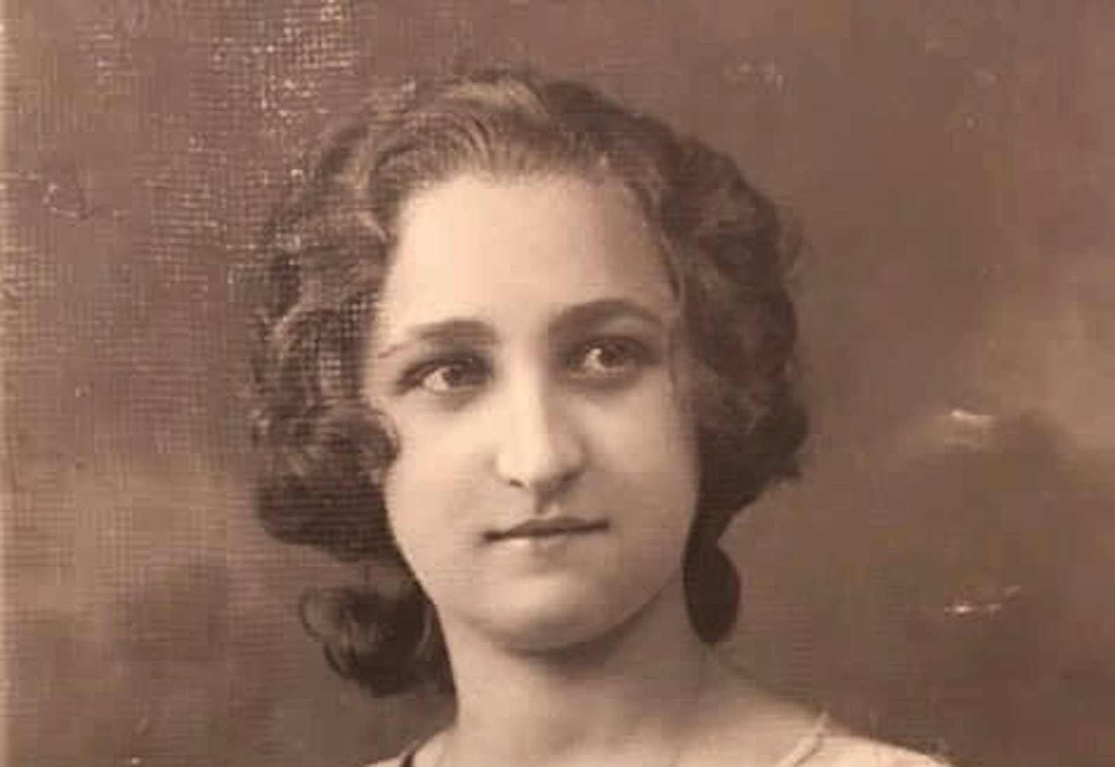 Olga in Dombóvár, Hungary in the 1940s.