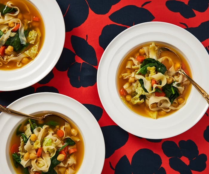 Peshalo (Soup With Fresh-Cut Noodles) image