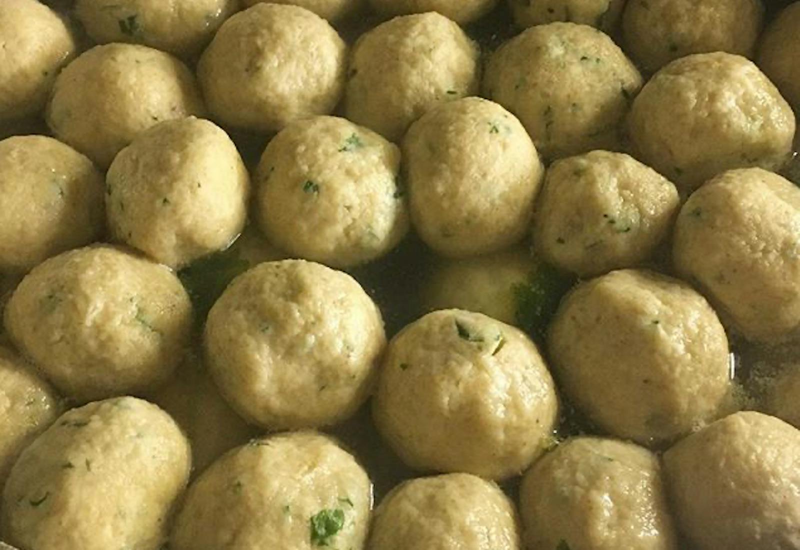 Cneidalaj cooking in heavy pot.