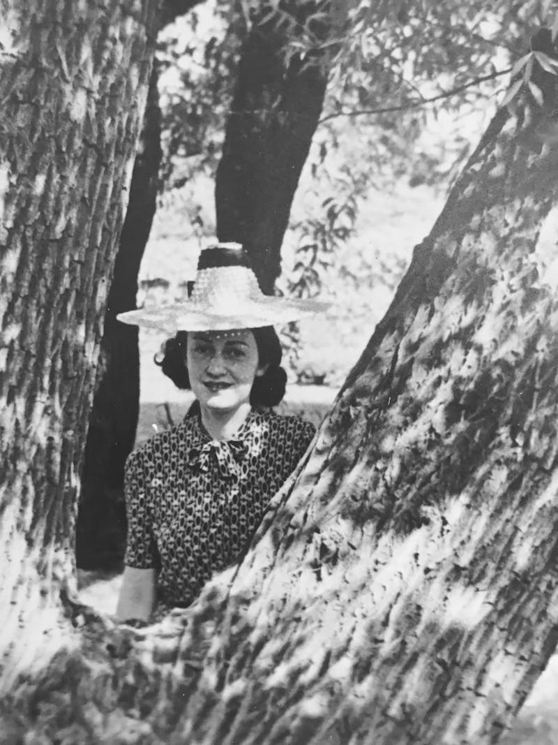 Bertie in Prospect Park, 1939.