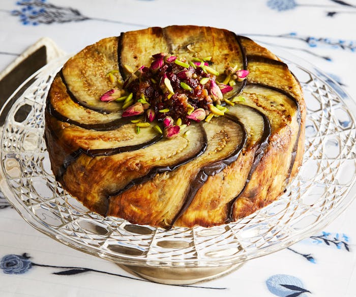 Eggplant Tachin (Persian Baked Rice With Eggplant) image