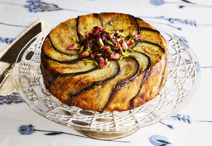 Eggplant Tachin (Persian Baked Rice With Eggplant) image