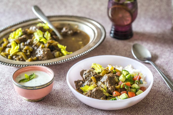 Khoresh e Karafs (Sweet and Sour Beef Stew With Celery) image