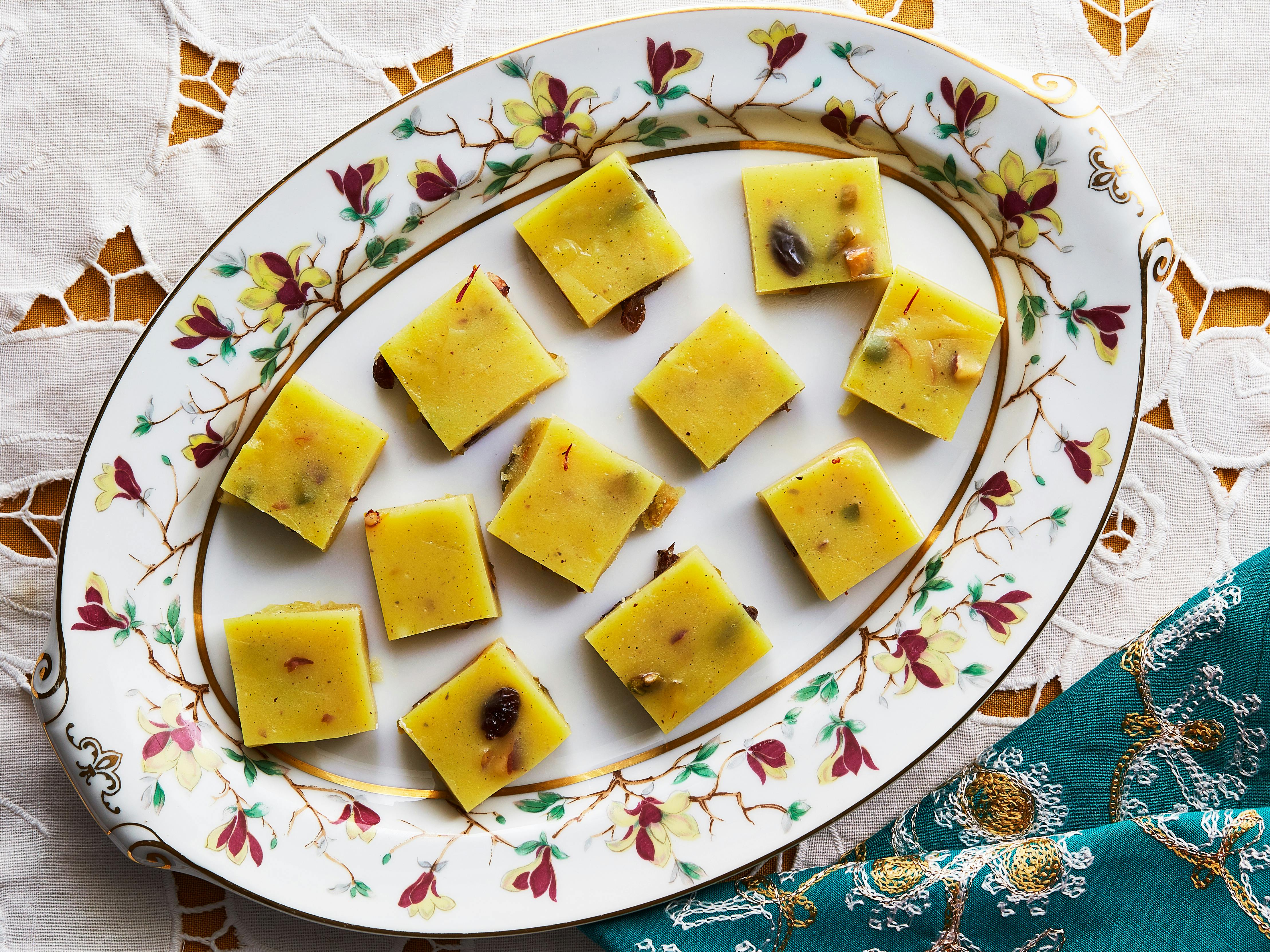 Halwa Made With Coconut Milk and Saffron image