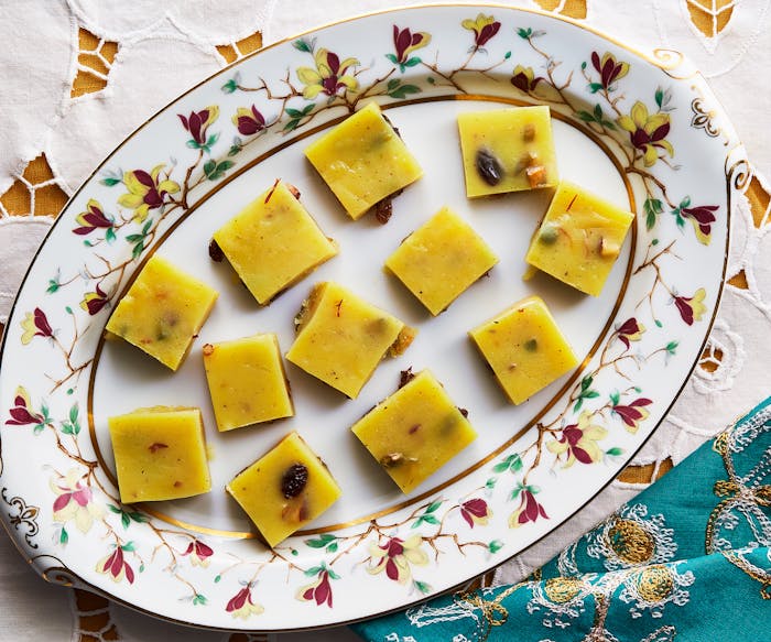 Halwa Made With Coconut Milk and Saffron image
