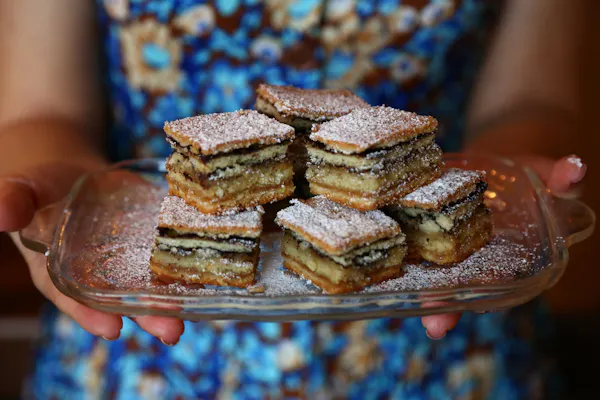 German Layer Cake With Marzipan, Coffee Meringue, and Jam — Jewish Food Society