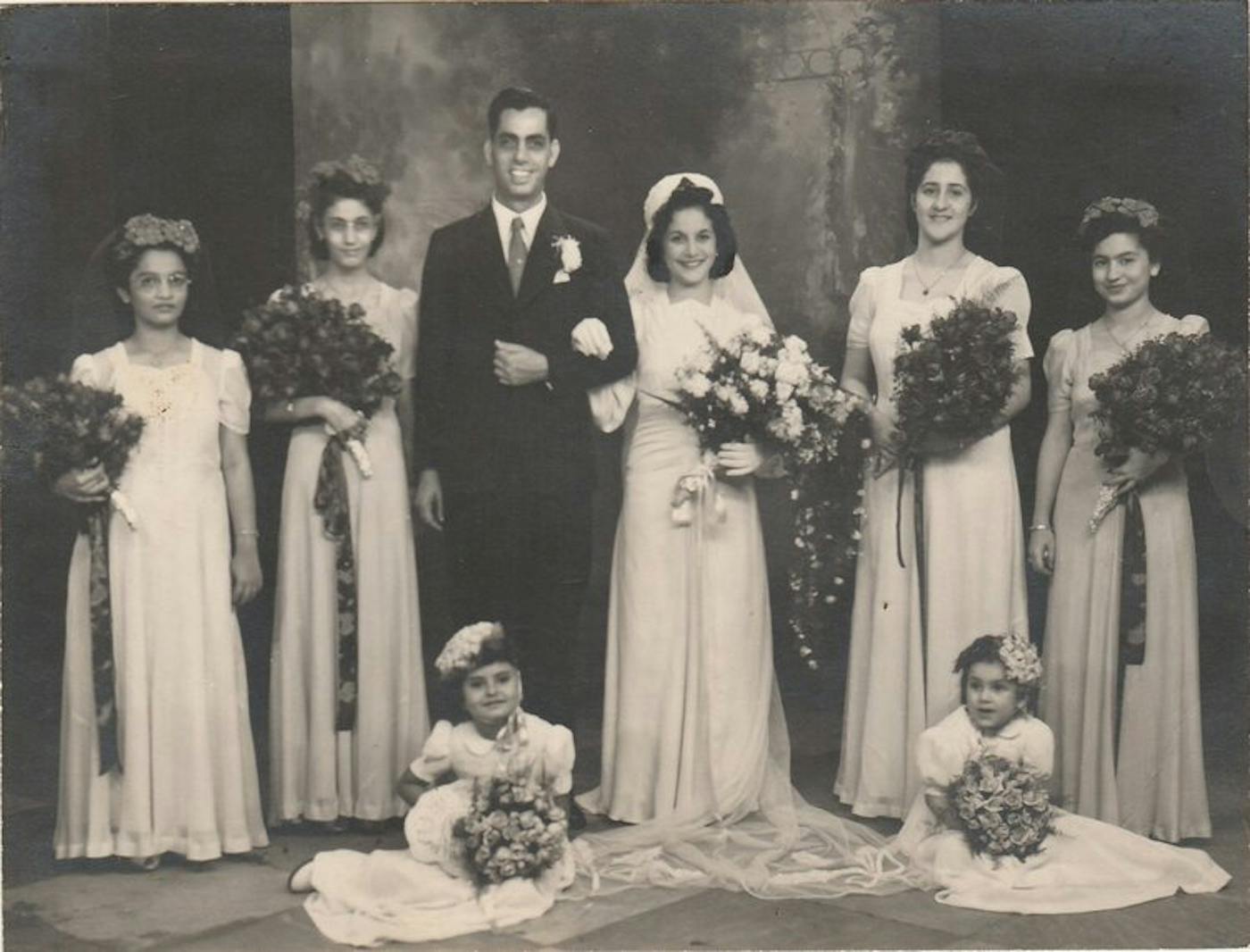 The wedding of Florence and Moses, Max Nye’s maternal grandparents.