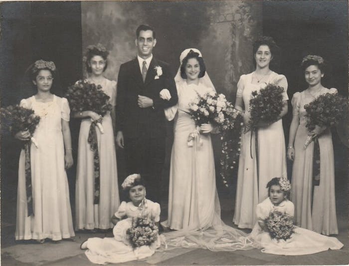 The wedding of Florence and Moses, Max Nye’s maternal grandparents.