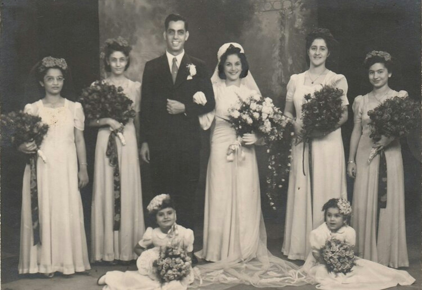 The wedding of Florence and Moses, Max Nye’s maternal grandparents.