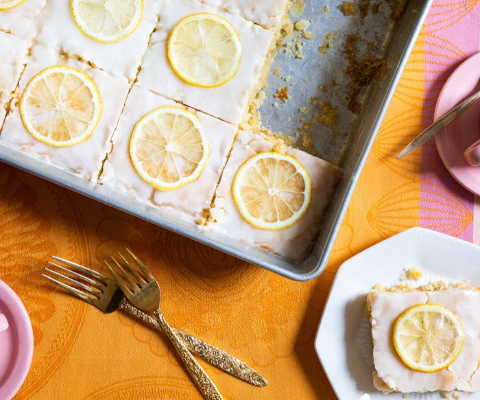'Lemon Velvet' Sheet Cake image