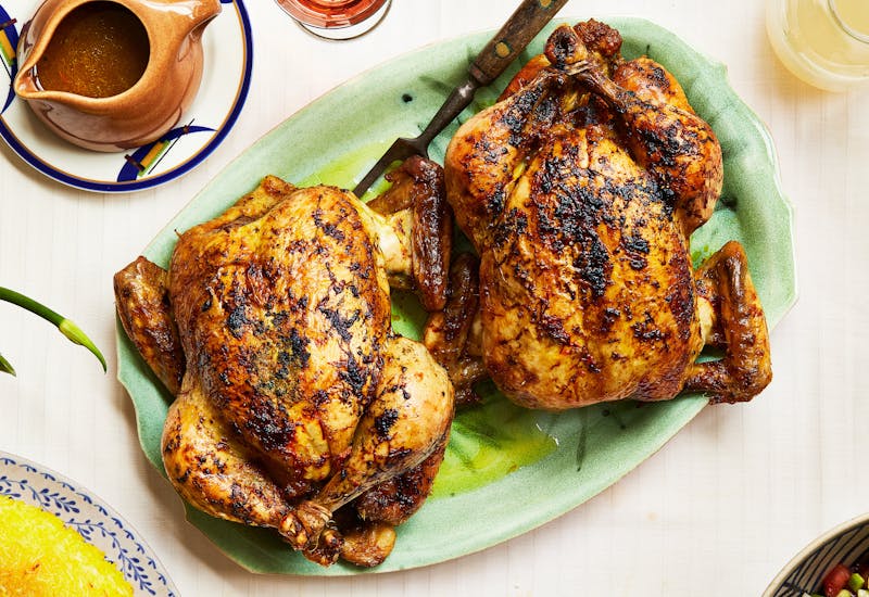 Saffron Roast Chicken