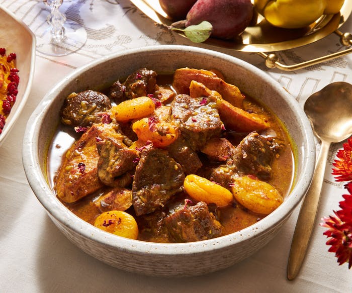 Khoresh e Beh (Lamb Stew With Quince and Dried Apricot) image