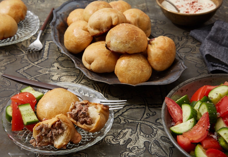 Bukharian Goshtgizhda (Savory Meat-Filled Pies)