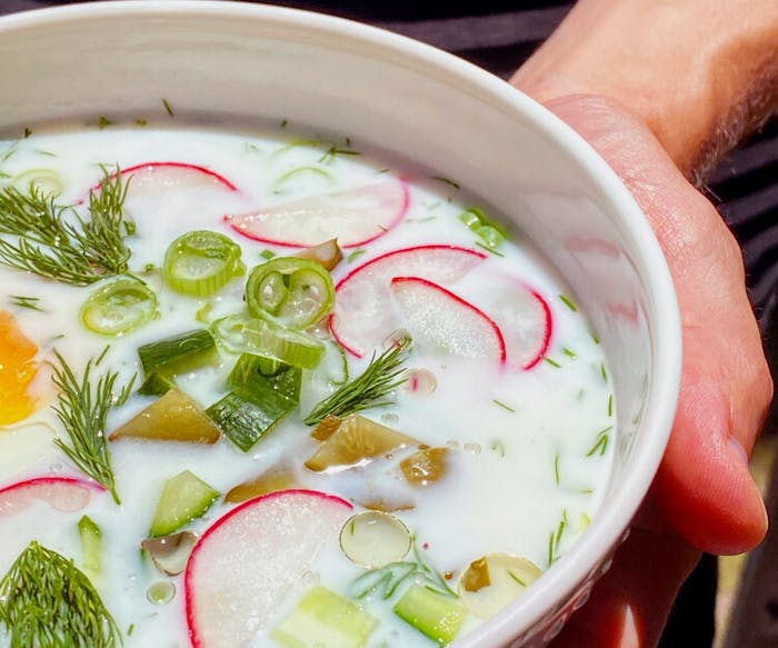Okroshka (Chilled Kefir Soup) image