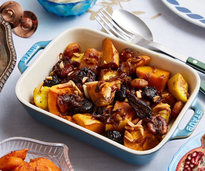 Veggie Tanzia (Roast Root Vegetables With Dried Fruit and Nuts) image