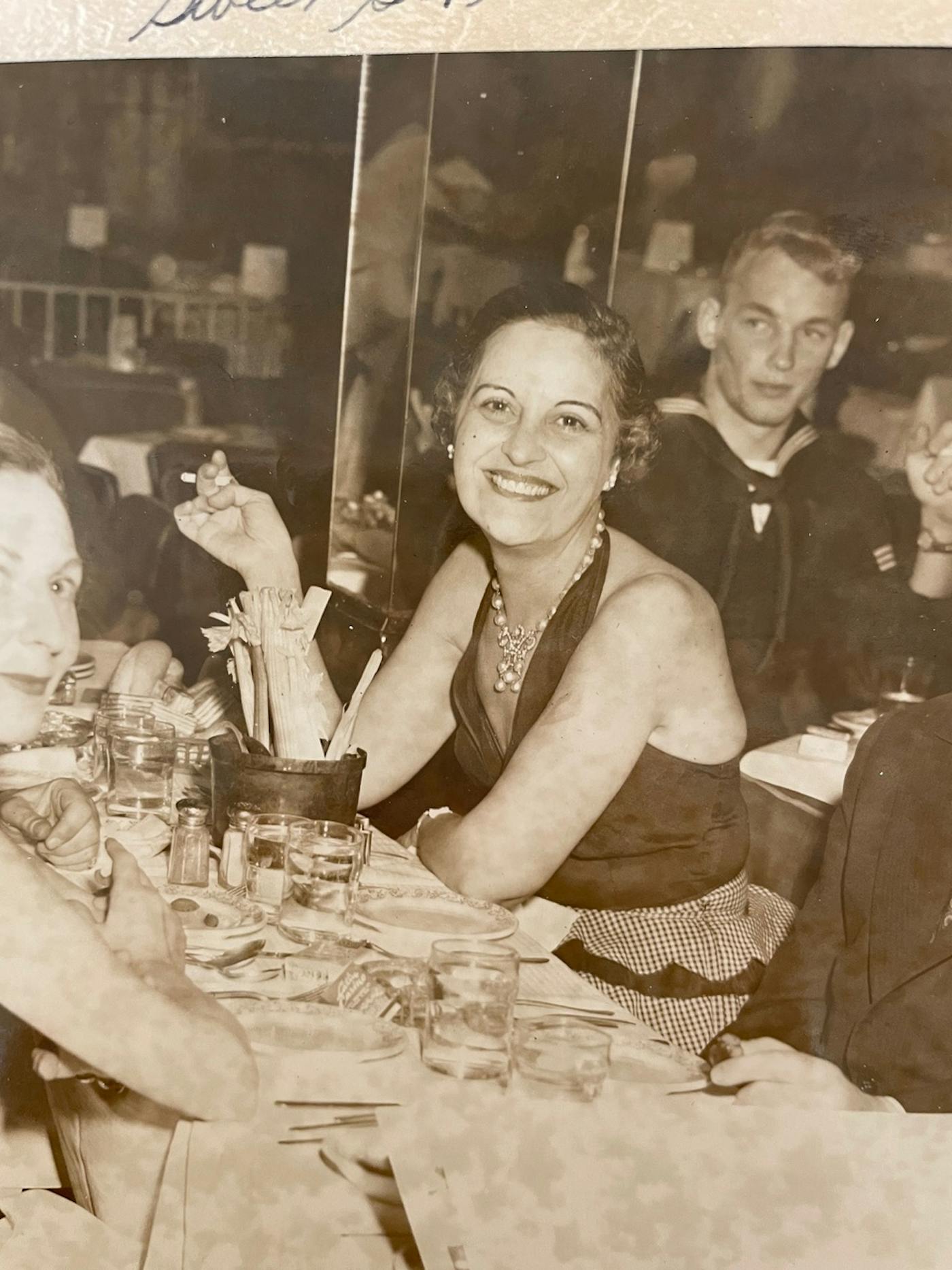 16 year old Essie in restaurant 