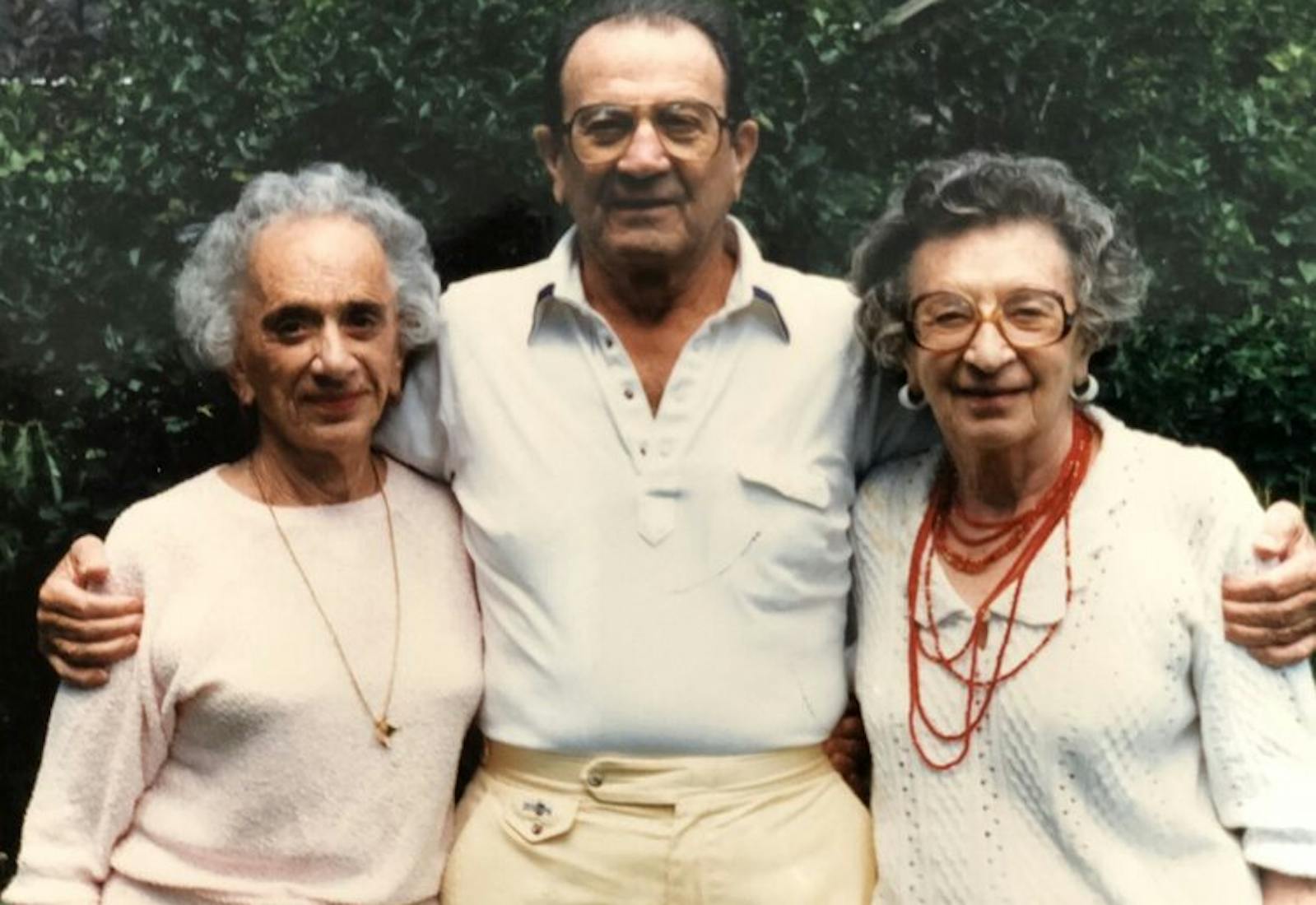 Aunt Liz, Uncle George and Grandma Syl (left to right).