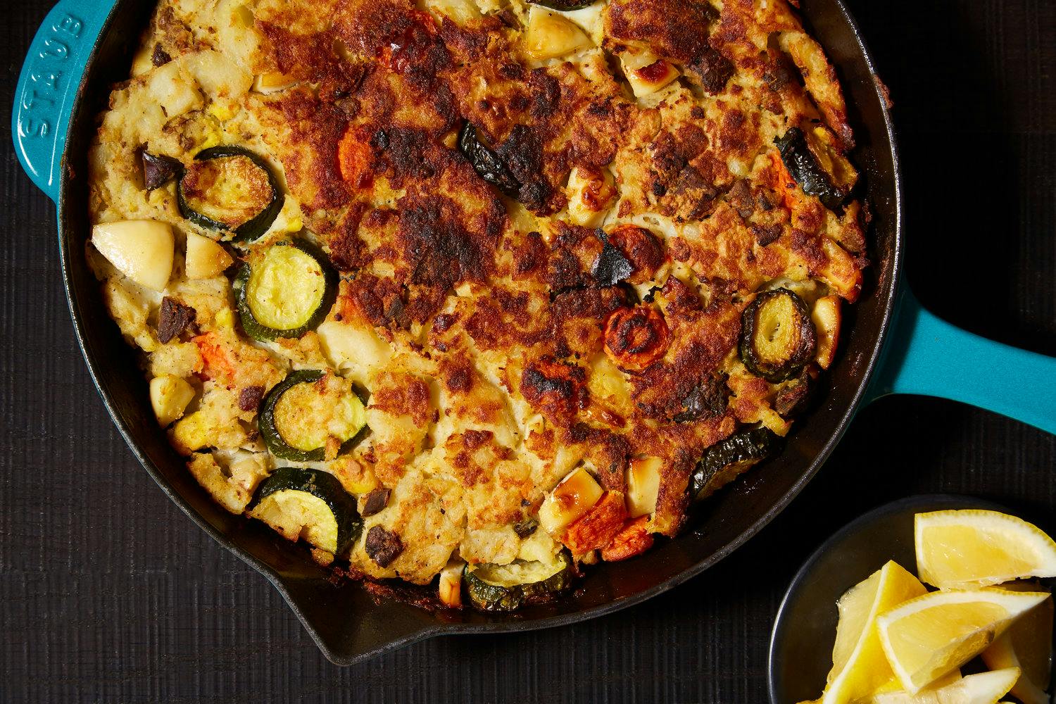 Ma'akud (Libyan Potato Casserole With Beef and Vegetables)  image