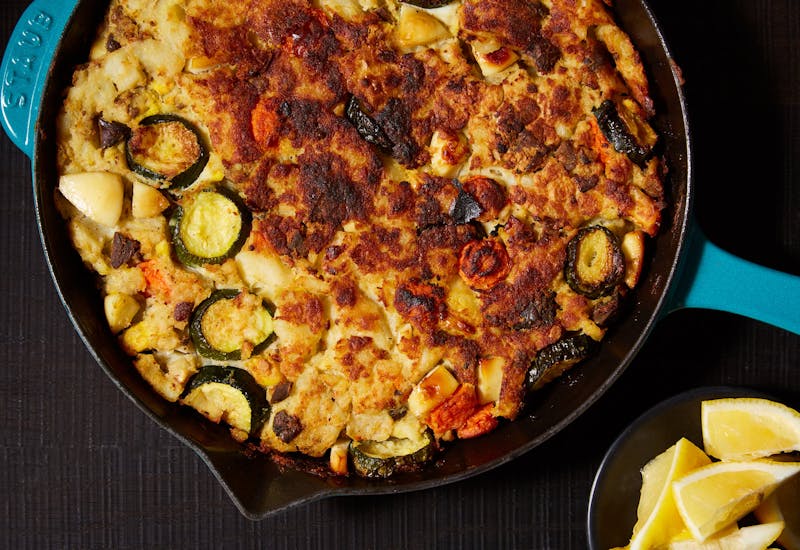 Ma'akud (Libyan Potato Casserole With Beef and Vegetables) 