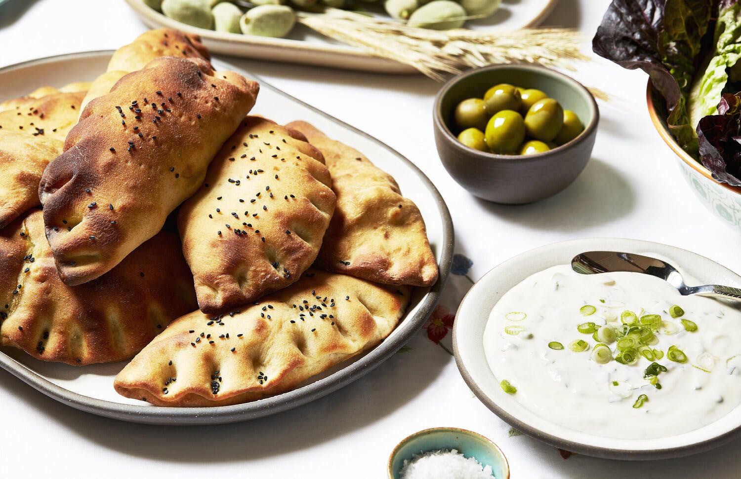 Kadeh (Cheese and Spinach Stuffed Bread) image