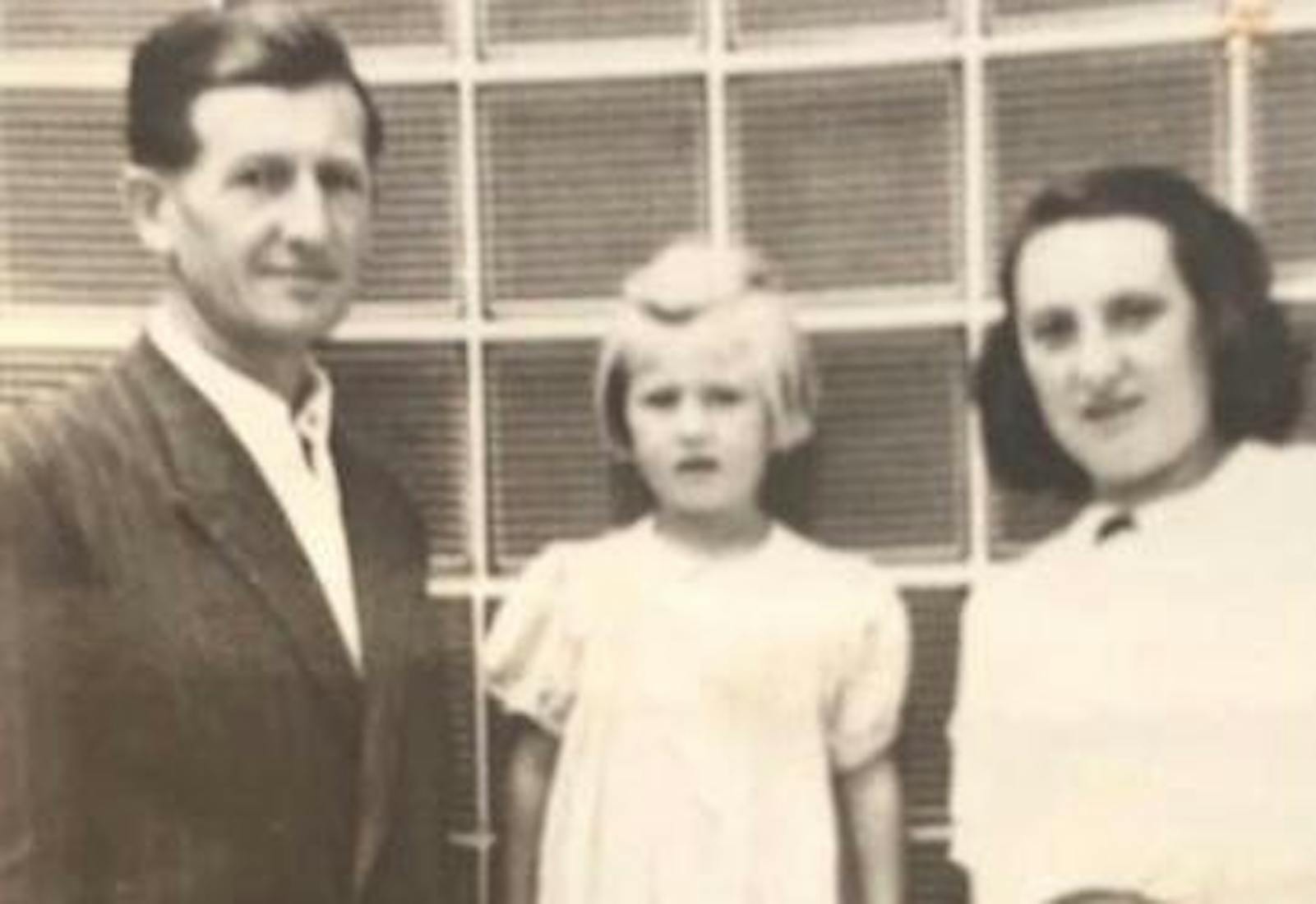 Haigt’s grandfather Max (left), Mother (center) and grandmother (right) in Israel in the 1950’s.
