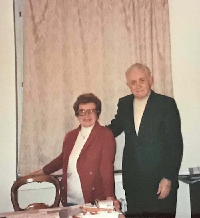 Henry’s grandparents Coca and Carol.