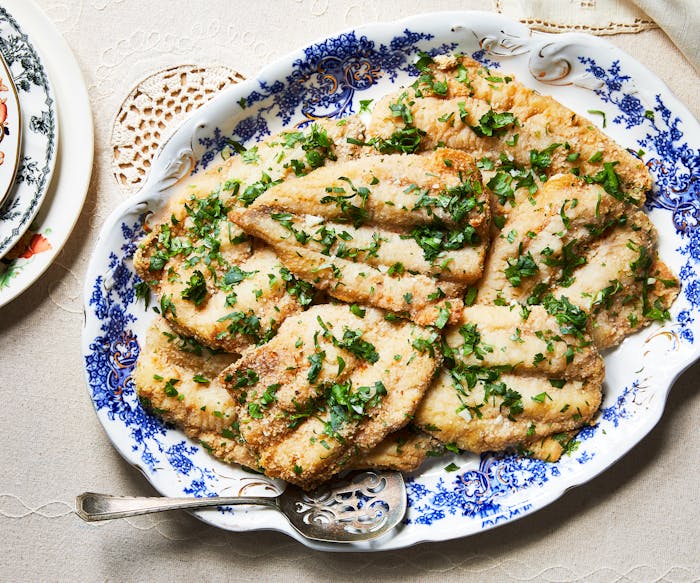 Fried Whiting with Garlic and Cilantro image